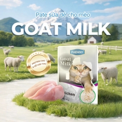 Pate Sữa Dê Faenbei Cho Mèo 85g - Thức Ăn Ướt Thịt Tươi, Dễ Tiêu, Bổ Sung Taurine & IMO
