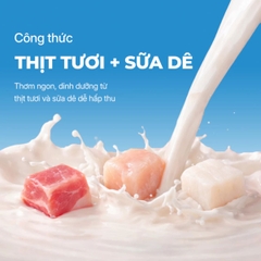 Pate Sữa Dê Faenbei Cho Mèo 85g - Thức Ăn Ướt Thịt Tươi, Dễ Tiêu, Bổ Sung Taurine & IMO