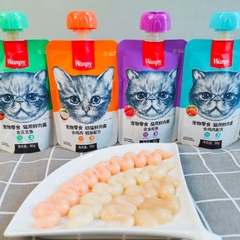 Súp Thưởng Wanpy Nắp Vặn Dễ Bảo Quản Dành Cho Mèo Gói 90g