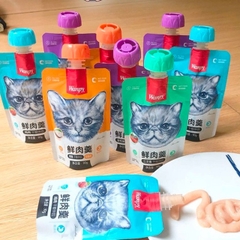 Súp Thưởng Wanpy Nắp Vặn Dễ Bảo Quản Dành Cho Mèo Gói 90g