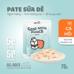 Pate Sữa Dê Cho Mèo PetQ - 70g