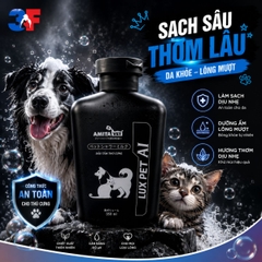 [Chính hãng] Dầu Tắm AMITAVET LUX PET AI 2IN1 Cho Chó Mèo–Sạch Khuẩn,Khử Mùi,Mềm Mượt Lông Thơm Lâu