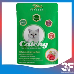 Pate Dành Cho Mèo 5Plus Catchy Cá Ngừ Mix Gói 70g