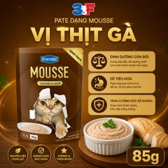 Pate Mousse Faenbei Cho Mèo 85g Cao Cấp - Thức Ăn Ướt Dễ Tiêu, Bổ Sung Taurine & Vitamin