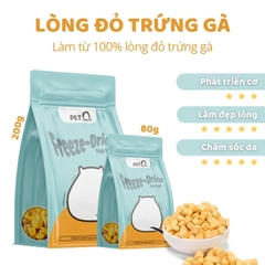 PetQ Gà Sấy Đông Khô Cho Chó Mèo – Thức Ăn Đông Khô Cao Cấp 200g | 3FStore