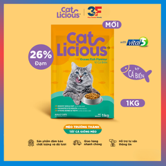 Thức ăn hạt cho mèo Catlicious - 1kg |