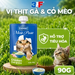 Pate Nắp Vặn Faenbei Cho Mèo 90g - Pate Mịn Dễ Ăn, Bổ Sung Taurine & FOS Hỗ Trợ Tiêu Hóa