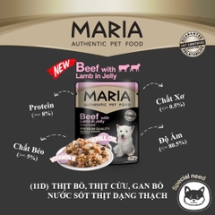 Pate Maria Cao Cấp Cho Chó Mèo Human Grade Thái Lan 70g - Grain Free Không Ngũ Cốc, Hỗ Trợ Tiêu Hóa & Da Lông