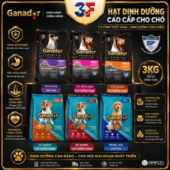 Thức Ăn Hạt Ganador Dành Cho Chó Bao 3kg | nguyên seal |