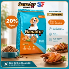 Thức Ăn Hạt Cho Chó Ganador Nhiều Vị - túi chiết 1kg |