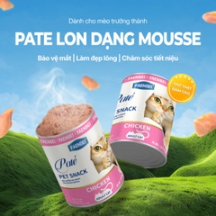 Pate Lon Faenbei Cho Mèo 375g Hàm Lượng Thịt Cao - Thức Ăn Ướt Mousse Giàu Đạm, Omega 3 & Taurine
