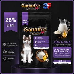 Thức Ăn Hạt Cho Chó Ganador Nhiều Vị - túi chiết 1kg |