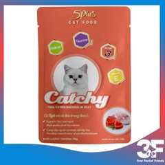 Pate Dành Cho Mèo 5Plus Catchy Cá Ngừ Mix Gói 70g