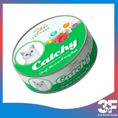 Pate Thức Ăn Ướt Cho Mèo Catchy Lon 160g