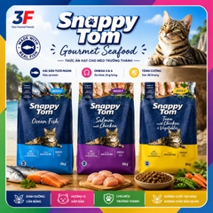Thức Ăn Hạt Cho Mèo Snappy Tom - Bao 1,5 Kg |