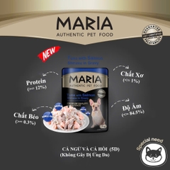 Pate Maria Cao Cấp Cho Chó Mèo Human Grade Thái Lan 70g - Grain Free Không Ngũ Cốc, Hỗ Trợ Tiêu Hóa & Da Lông