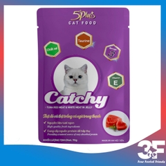 Pate Dành Cho Mèo 5Plus Catchy Cá Ngừ Mix Gói 70g