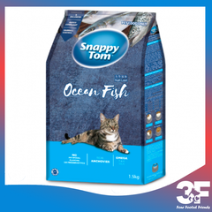 Thức Ăn Hạt Viên Cho Mèo Snappy Tom - Túi zip 1kg