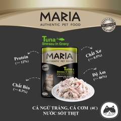 Pate Maria Cho Mèo Cao Cấp 70g Human Grade Nhập Khẩu Thái Lan - Grain Free, Hỗ Trợ Tiêu Hóa & Da Lông