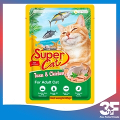 Pate Super Cat Dành Cho Mèo Con Và Mèo Trưởng Thành Gói 85gr