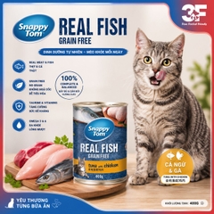 Pate cho mèo Snappy Tom - lon 400g |