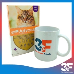 Tuýp Nhỏ Gáy Trị Ve Và Ký Sinh Trùng Advocate Cho Mèo 4 - 8Kg