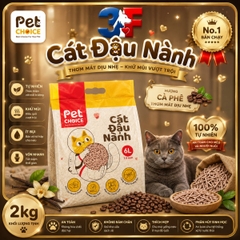 Cát vệ sinh đậu nành cho mèo Petchoice 6L/2kg |