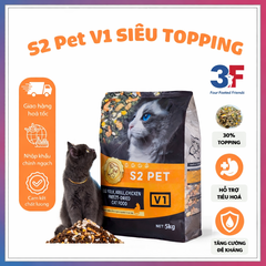 Thức ăn hạt cho mèo S2PET - túi chiết 1kg |