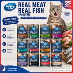 Pate cho mèo Snappy Tom - lon 400g |