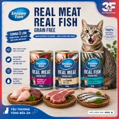 Pate cho mèo Snappy Tom - lon 400g |
