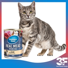 Thức Ăn Ướt Snappy Tom Classic Real Fish - Real Meat Lon 400gr