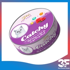 Pate Thức Ăn Ướt Cho Mèo Catchy Lon 160g