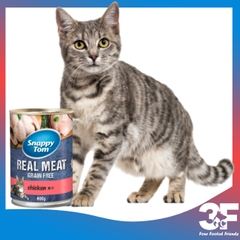 Pate cho mèo Snappy Tom - lon 400g |