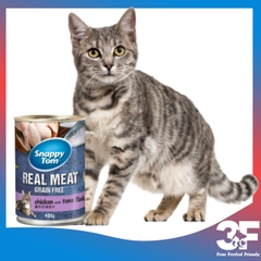 Pate cho mèo Snappy Tom - lon 400g |