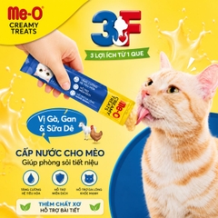 Súp Thưởng Me-o Creamy Treat Dành Cho Mèo Nhiều Vị