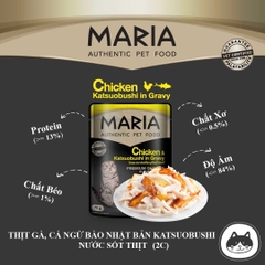 Pate Maria Cho Mèo Cao Cấp 70g Human Grade Nhập Khẩu Thái Lan - Grain Free, Hỗ Trợ Tiêu Hóa & Da Lông