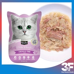 Pate Mèo Kit Cat Petite Pouch Gói 70g - Thức ăn ướt cho mèo kén ăn, dinh dưỡng, thơm ngon, nhiều hương vị, tiện lợi