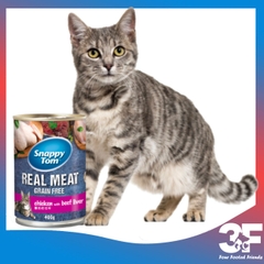 Pate cho mèo Snappy Tom - lon 400g |