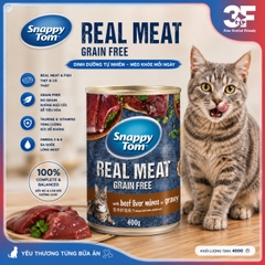 Pate cho mèo Snappy Tom - lon 400g |