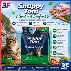 Thức Ăn Hạt Cho Mèo Snappy Tom - Bao 1,5 Kg |