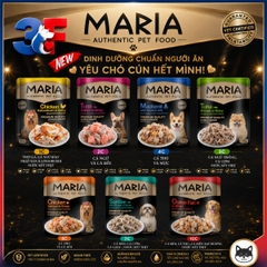 Pate Maria Cao Cấp Cho Chó Mèo Human Grade Thái Lan 70g - Grain Free Không Ngũ Cốc, Hỗ Trợ Tiêu Hóa & Da Lông