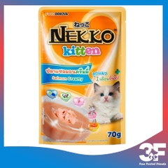 Pate Nekko Kitten Cho Mèo Con Từ Khi Cai Sữa Đến 12 Tháng Tuổi Gói 70Gr