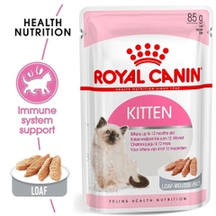 Pate Dành Cho Mèo Con Từ 2-12 Tháng Tuổi : Royal Canin Kitten - Gói 85G