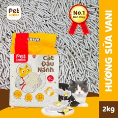 Cát vệ sinh đậu nành cho mèo Petchoice 6L/2kg |