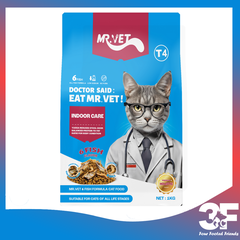 Hạt Cho Mèo MRVET Holistic 1kg Với 30% Protein Kèm Topping
