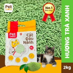 Cát vệ sinh đậu nành cho mèo Petchoice 6L/2kg |
