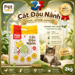 Cát vệ sinh đậu nành cho mèo Petchoice 6L/2kg |