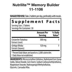 TPBVSK Nutrilite™ Memory Builder™ Supplement hỗ trợ trí não Hộp 60 viên