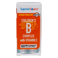 Thực phẩm bảo vệ sức khoẻ SUPERIOR SOURCE Children's B Complex with Vitamin C