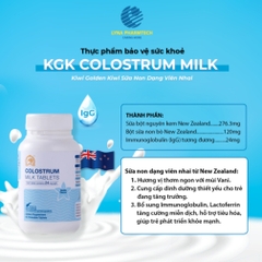 Thực phẩm bảo vệ sức khỏe KIWI GOLDEN KIWI Colostrum Milk Tablets 24IgG (Hộp 60 viên)